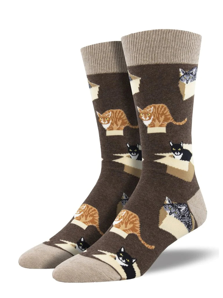 Men's Socks | Cat in a Box