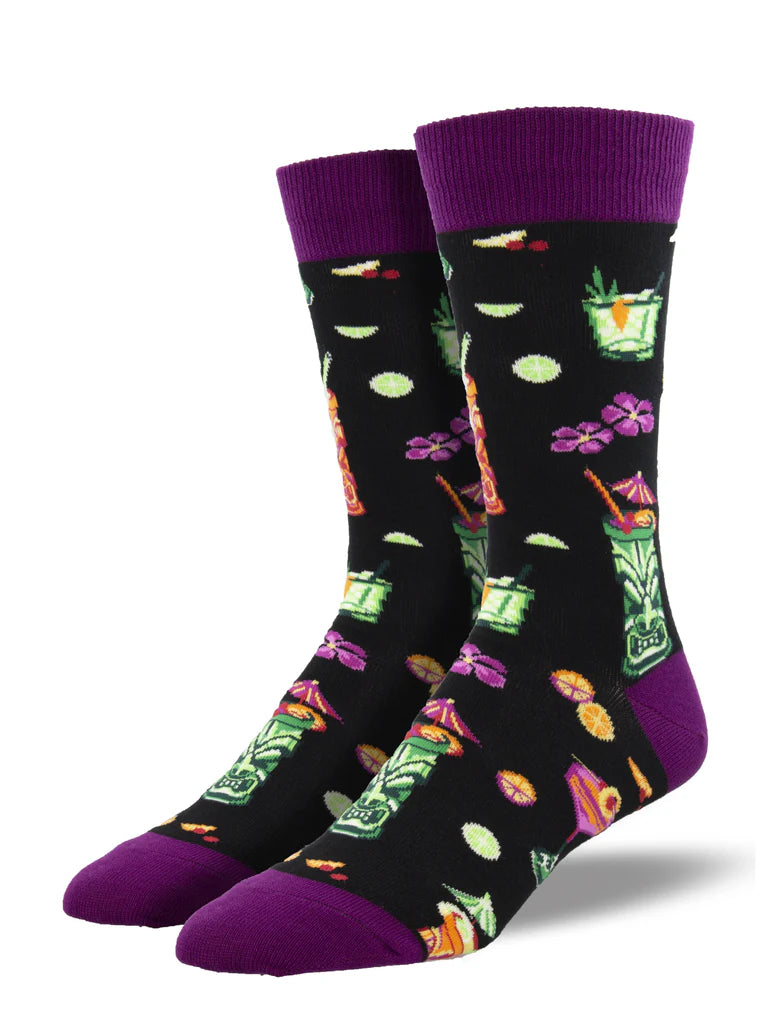 Men's Socks | Tiki Drinks