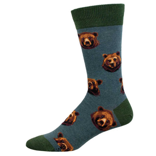 Men's Socks | Grizzly Face