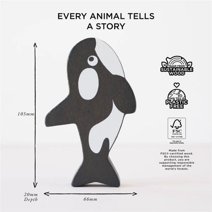 Le Toy Van Wooden Stacking Animals | Ocean Life