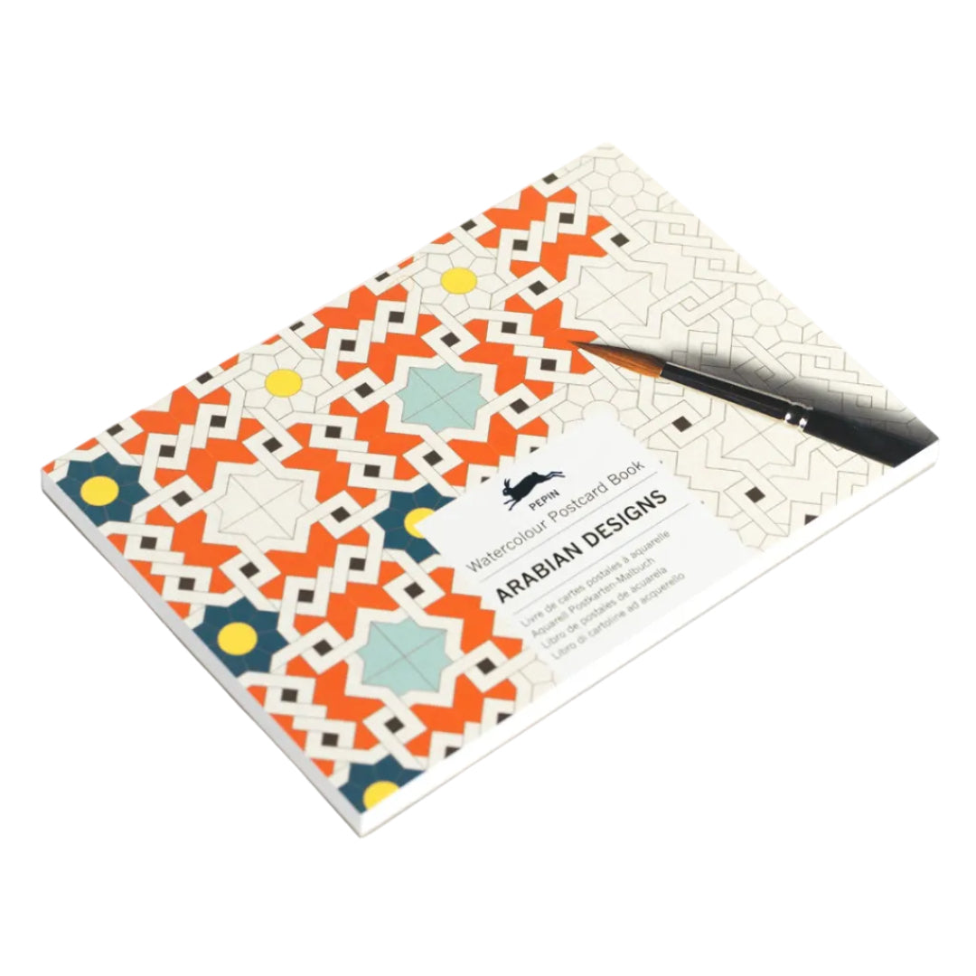 Watercolour Postcard Book | Arabian Designs