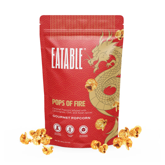 Pops of Fire Savory Caramel Popcorn