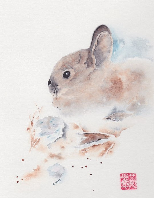 Richard Wong Card | Pygmy Rabbit