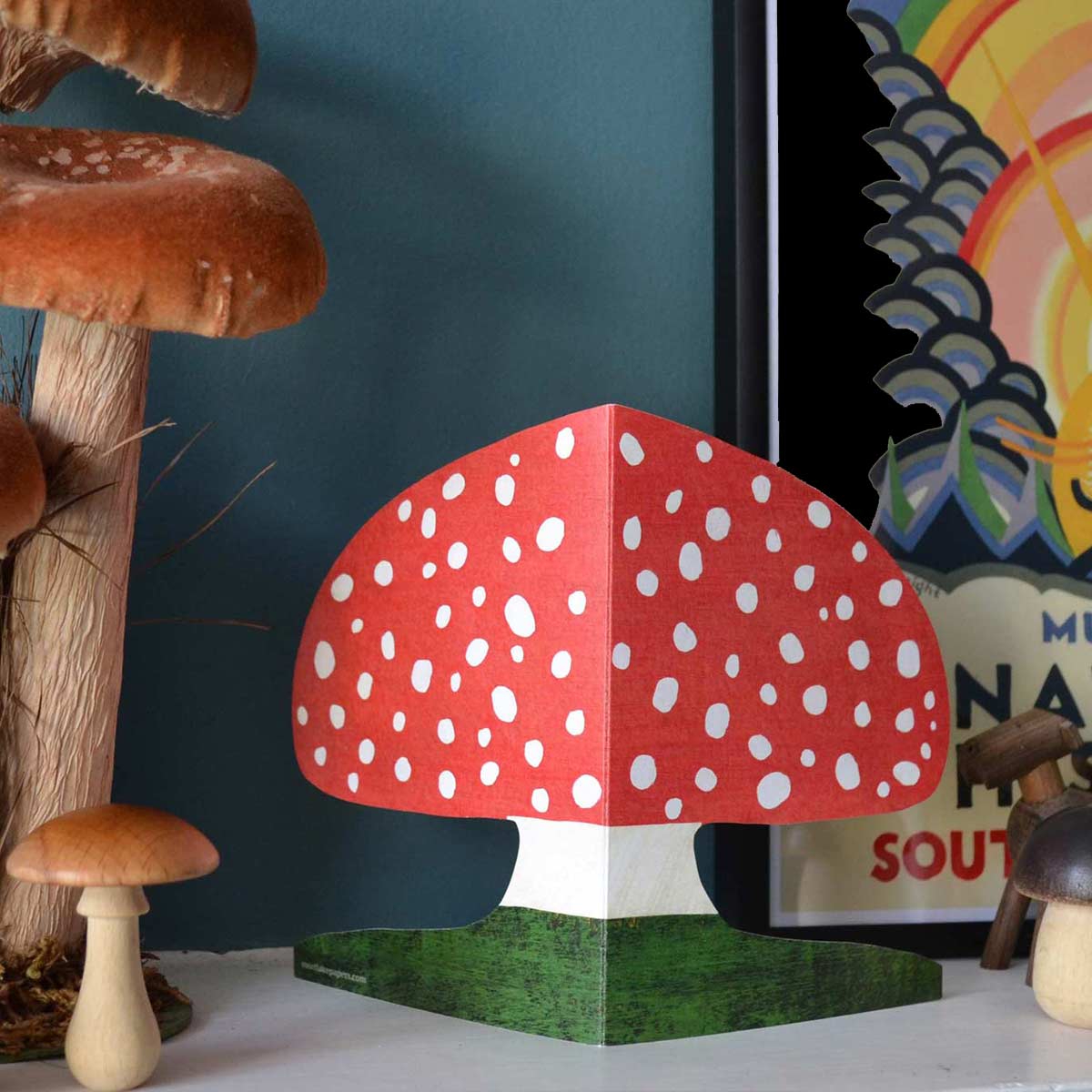 Red Mushroom | Blank Card