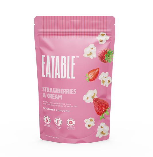 Strawberries + Cream Popcorn - Warm Gift Shop