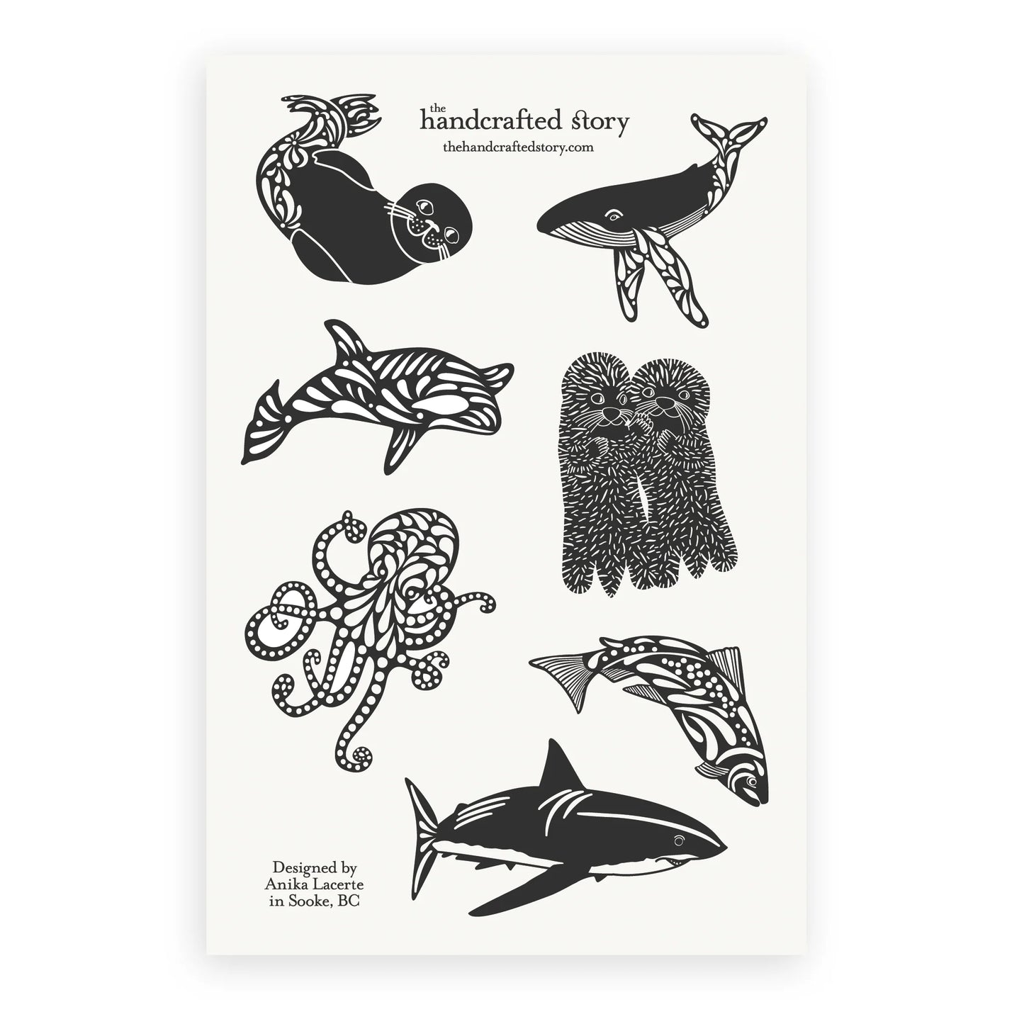 Sea Animals Sticker Sheet