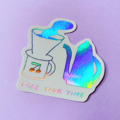 Slow Coffee Sticker