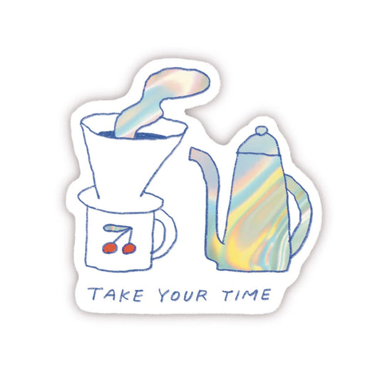 Slow Coffee Sticker