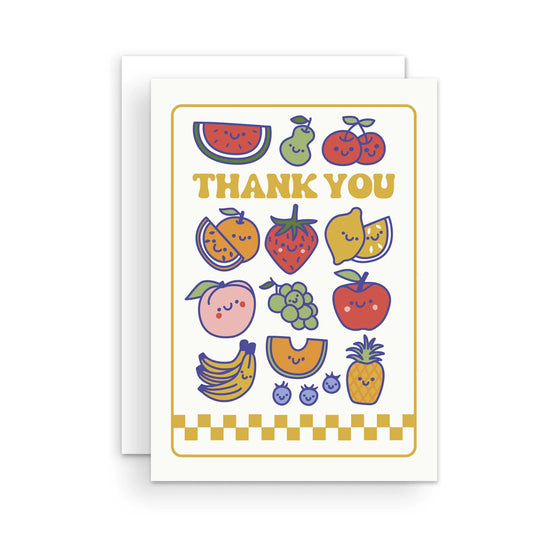 Cute Fruit | Thank You Card