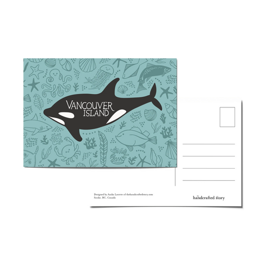 Postcard | Vancouver Island Orca