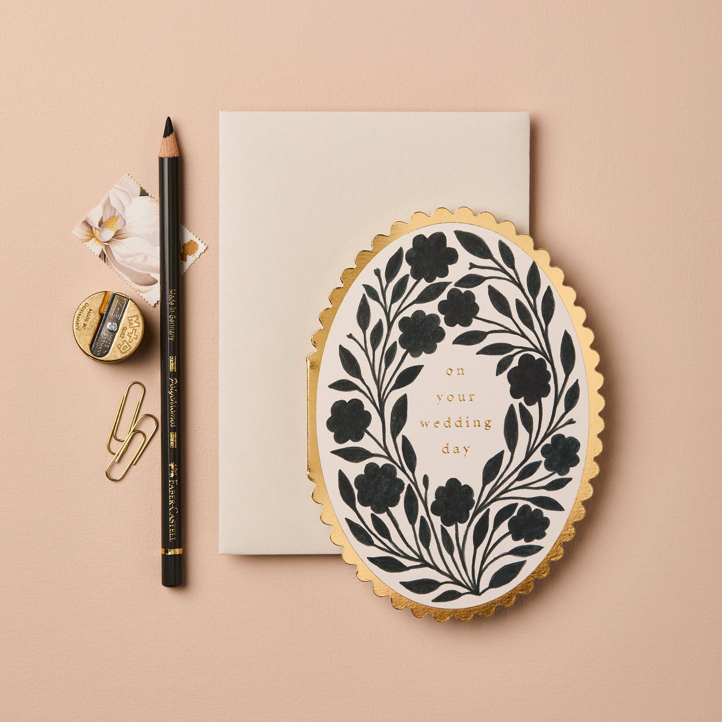 Flora On Your Wedding Day | Wedding Card