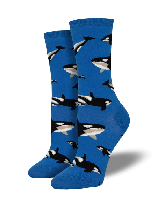 Ladies Socks | Whale Hello There Blue