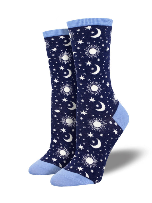 Ladies Socks | Moon Child Navy