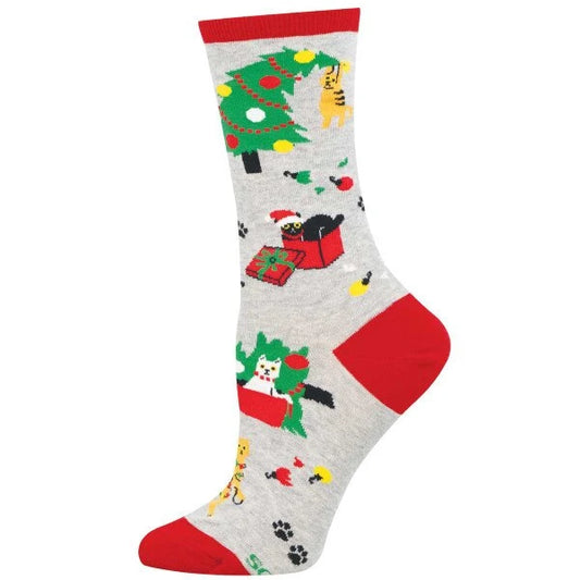 Socks Small | Kitty Christmas Chaos