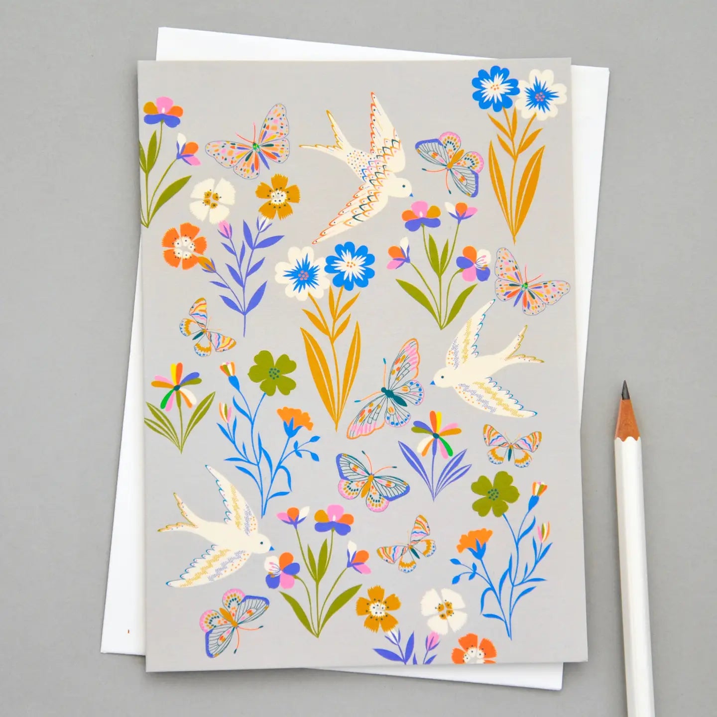 Birds + Butterflies | Blank Card