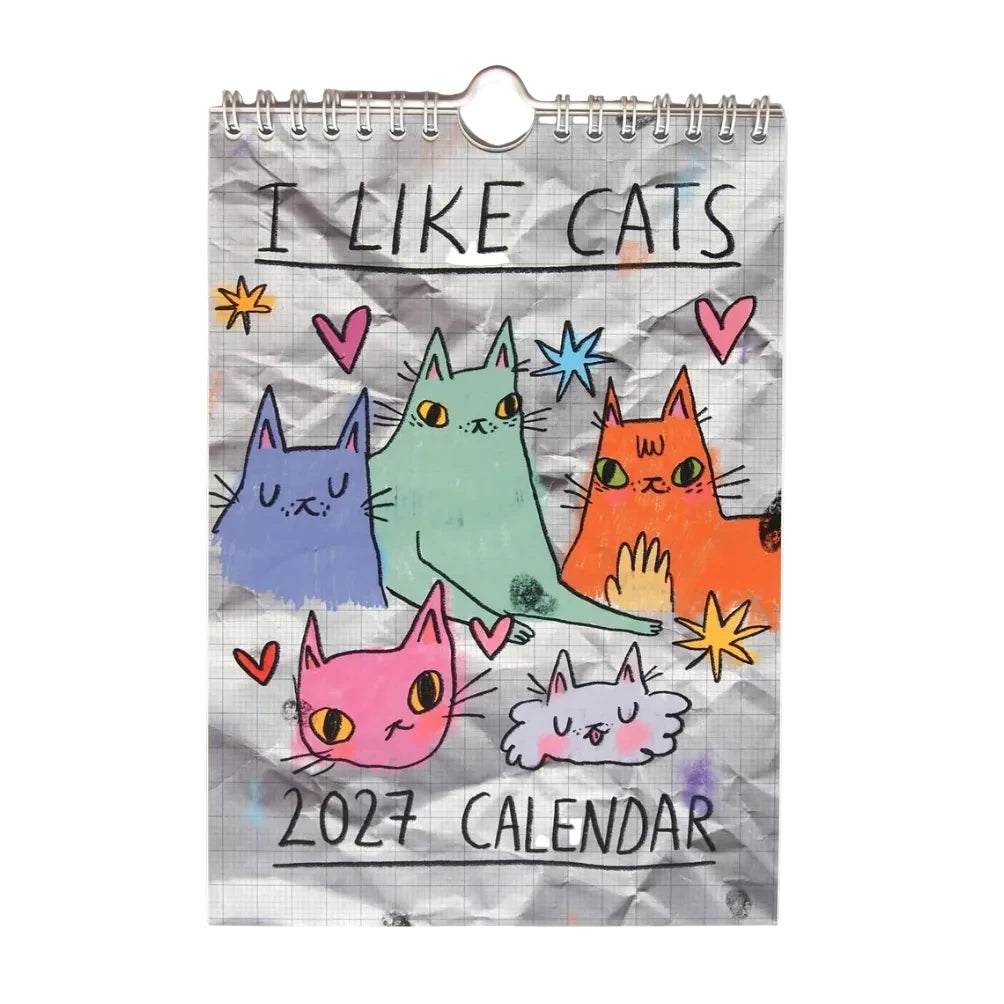 I Like Cats 2027 Calendar