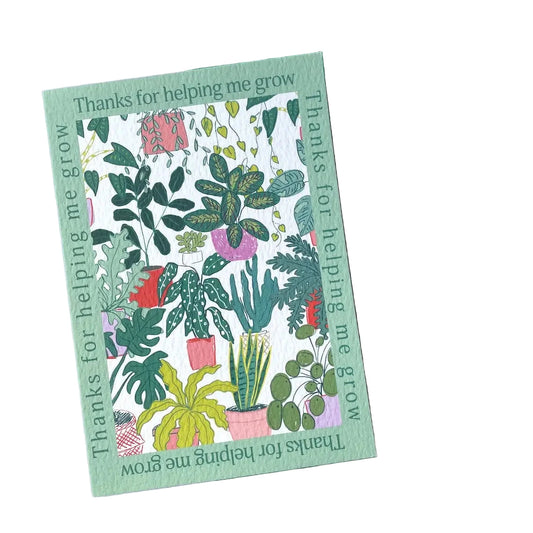 Helping Me Grow | Thank You Card
