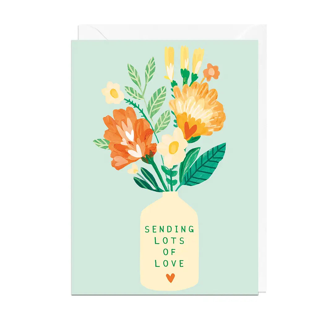 Sending Love Flowers | Sympathy Card