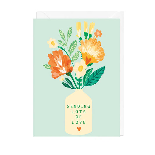 Sending Love Flowers | Sympathy Card