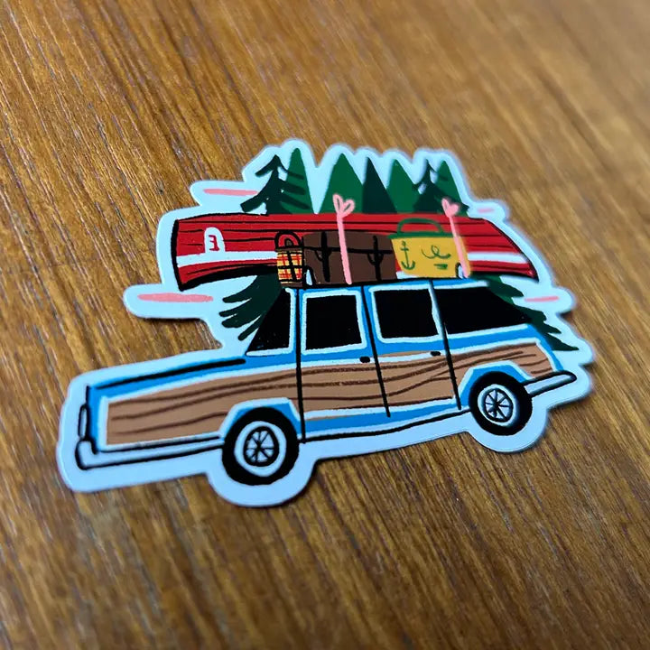 Camping Car Sticker