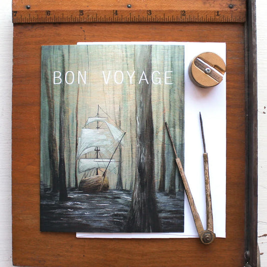 Bon Voyage Ship | Congrats Card