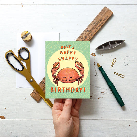 HBD Happy Snappy Crab | Birthday Card