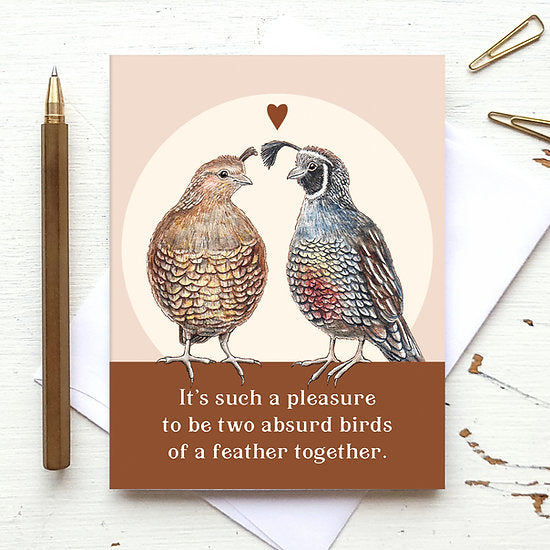 Quail Love | Love Card