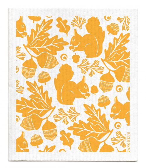Swedish Dishcloth | Ochre Squirrel