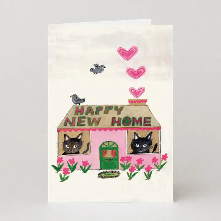 Cat House | New Home Card
