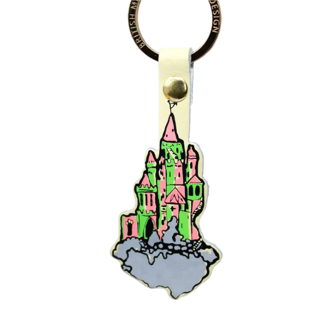 Castle Keychain | Cream