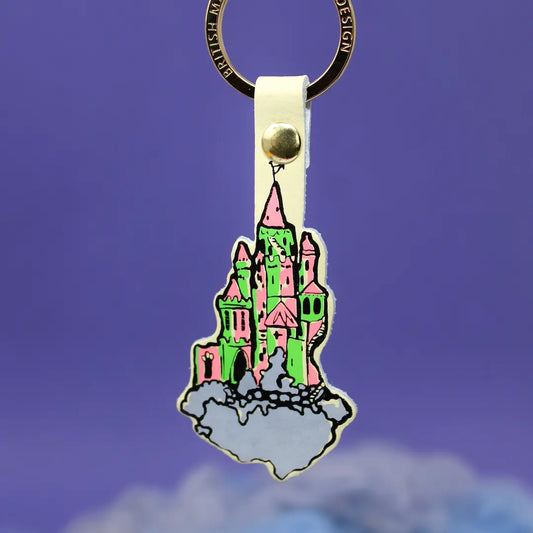 Castle Keychain | Cream