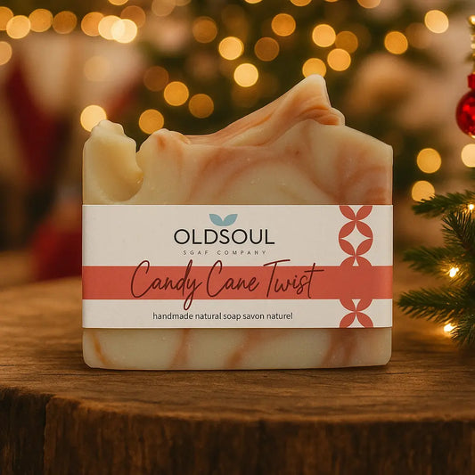 Old Soul Soap Co | Candy Cane Twist Soap
