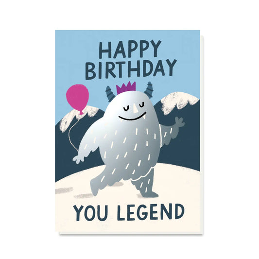 Yeti | Birthday Card