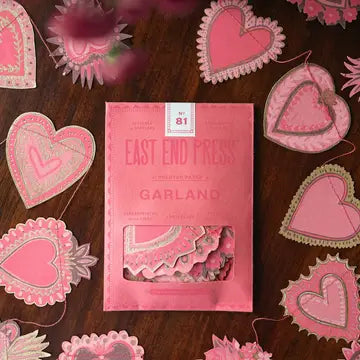 Sewn Garland | Sweet Hearts