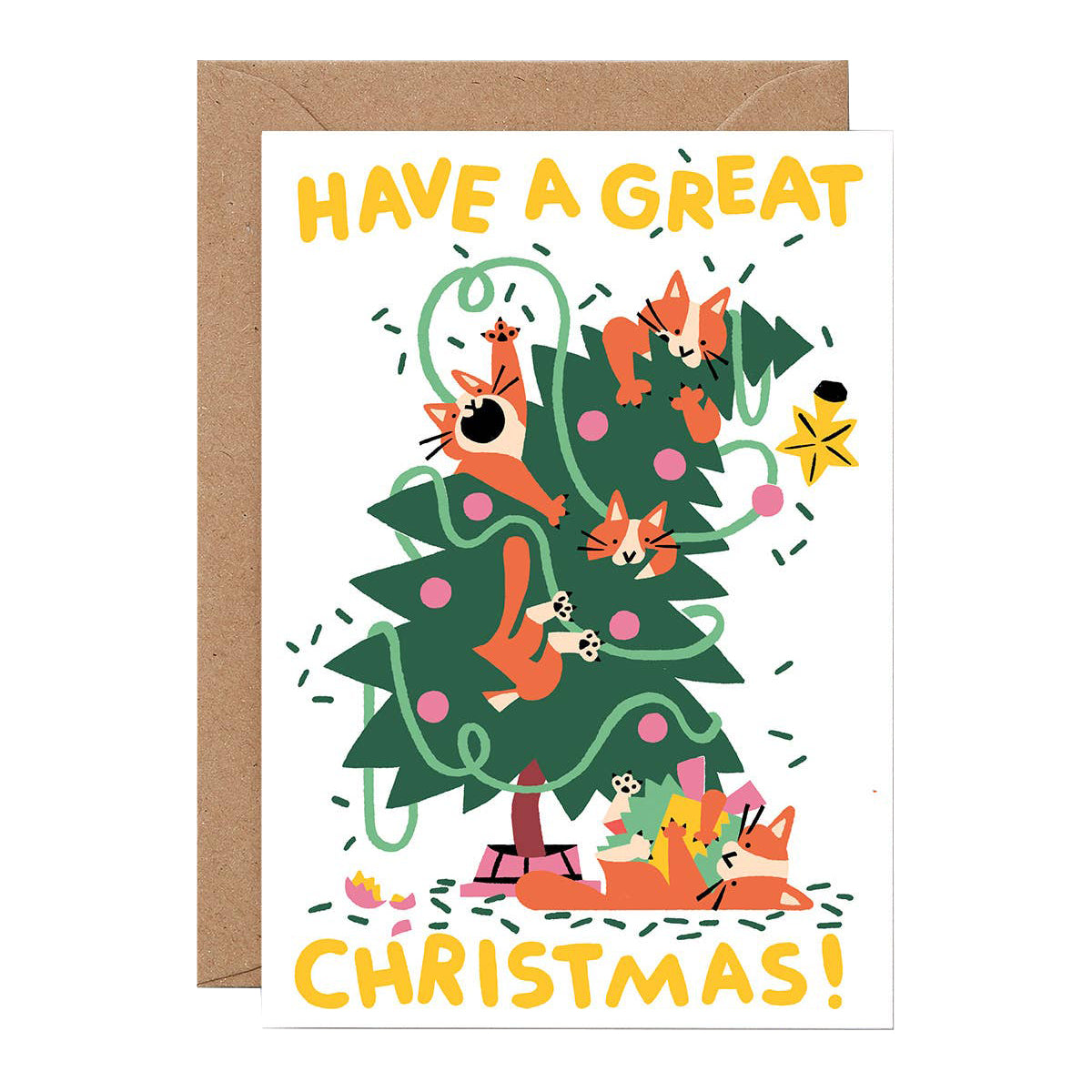 Great Christmas Cats | Christmas Card - Warm Gift Shop