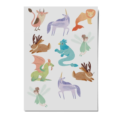 Temporary Tattoos | Unicorn + Mythical Creatures