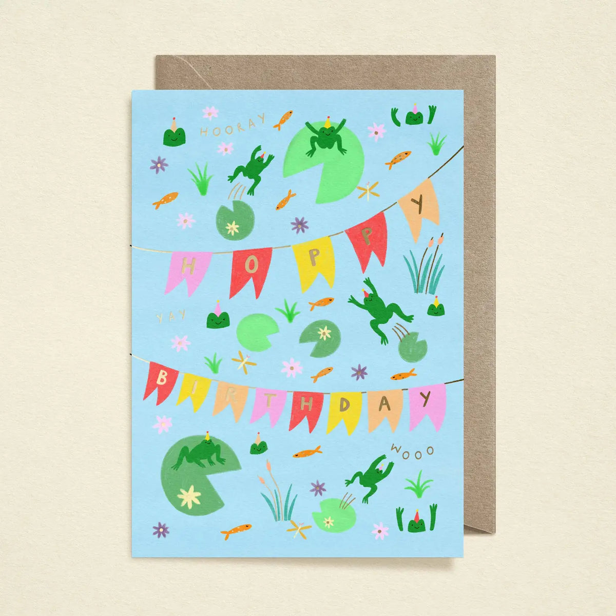 Hoppy Frog | Birthday Card
