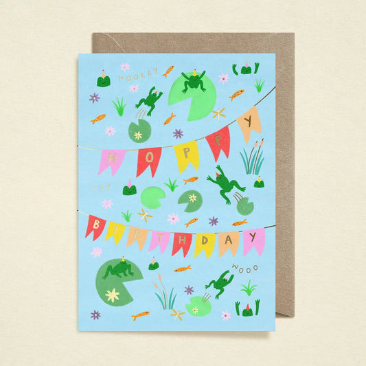 Hoppy Frog | Birthday Card