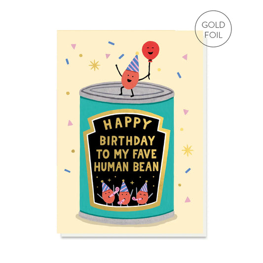 Fave Human Bean | Birthday Card