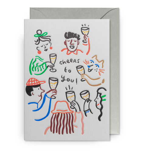 Cheers! | Blank Card - Warm Gift Shop