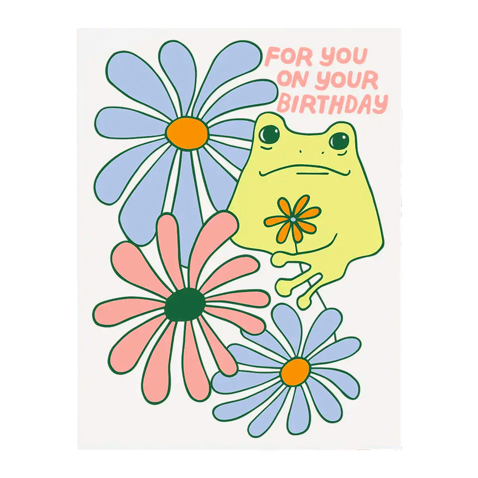 Frog | Birthday Card - Warm Gift Shop