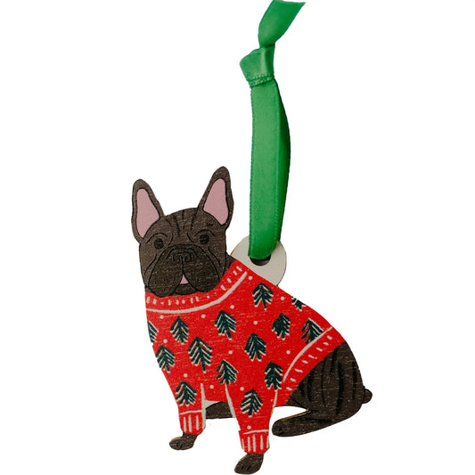 Wooden Ornament | French Bulldog