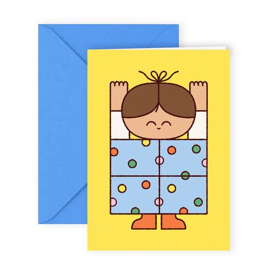 Yellow Gift | Birthday Card
