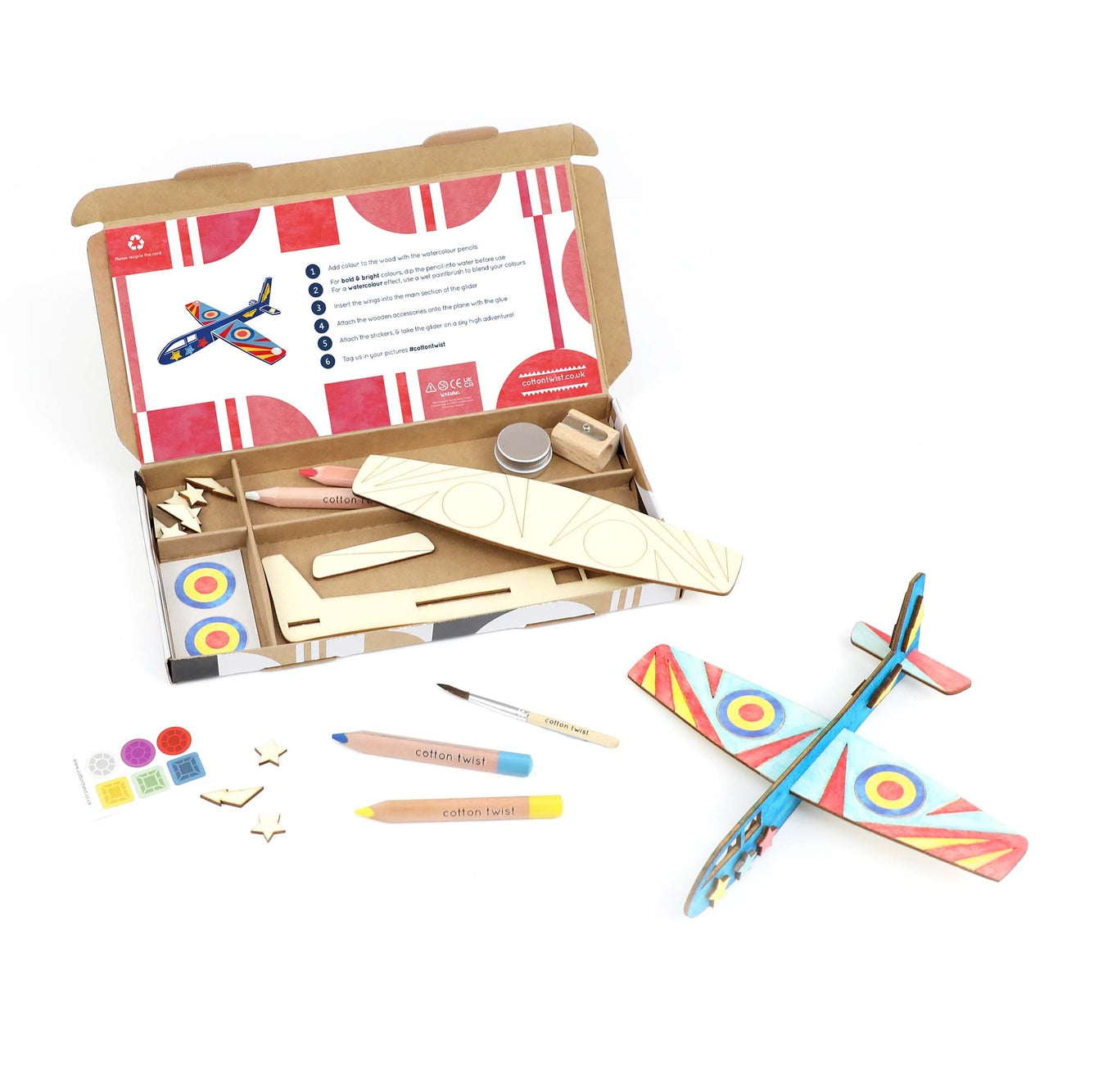 Plane Craft Kit Activity Box - Warm Gift Shop