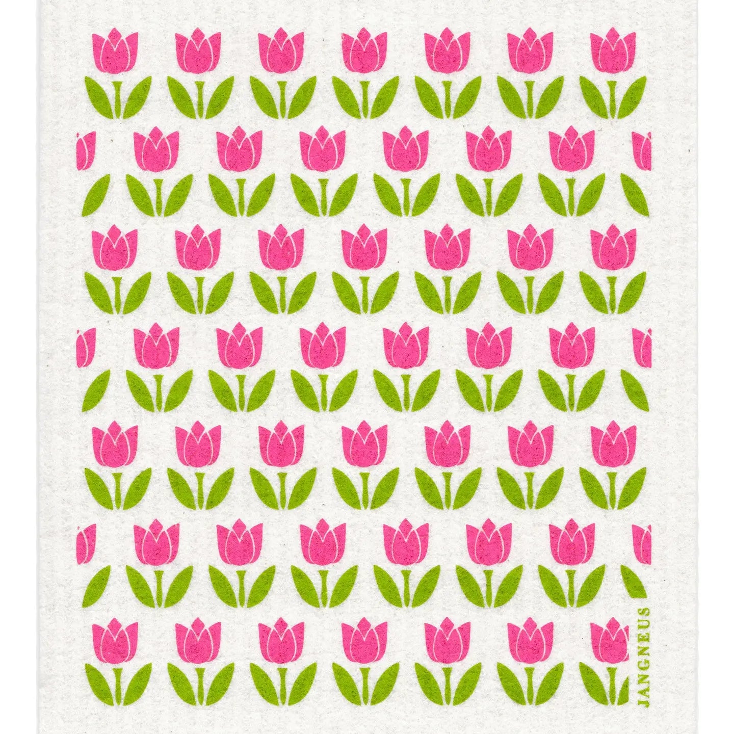 Swedish Dishcloth | Pink Tulips