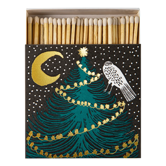 Archivist Gallery | Owl, Moon and Tree Safety Matches