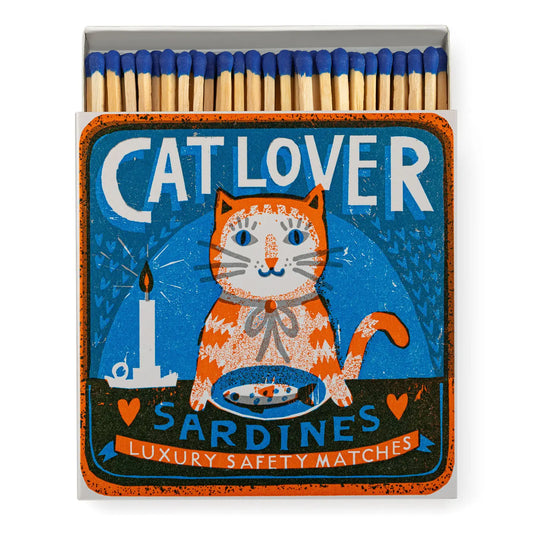 Archivist Gallery | Cat Lover Sardines Floral Safety Matches