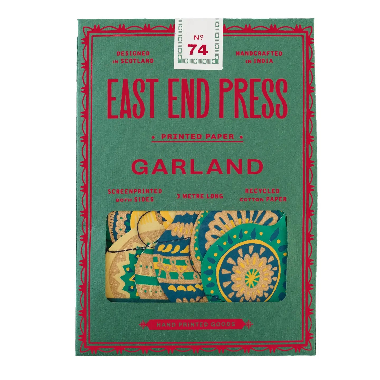 Sewn Garland | Green Baubles