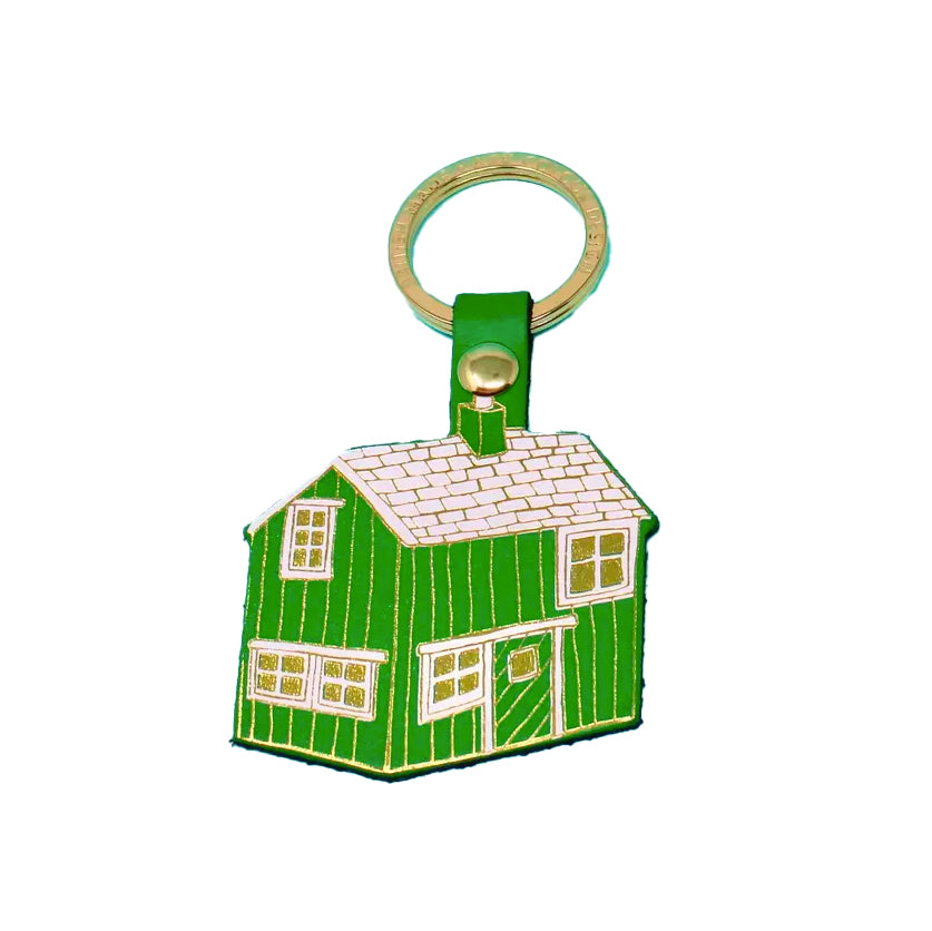 Cabin Leather Keychain | Acid Green - Warm Gift Shop