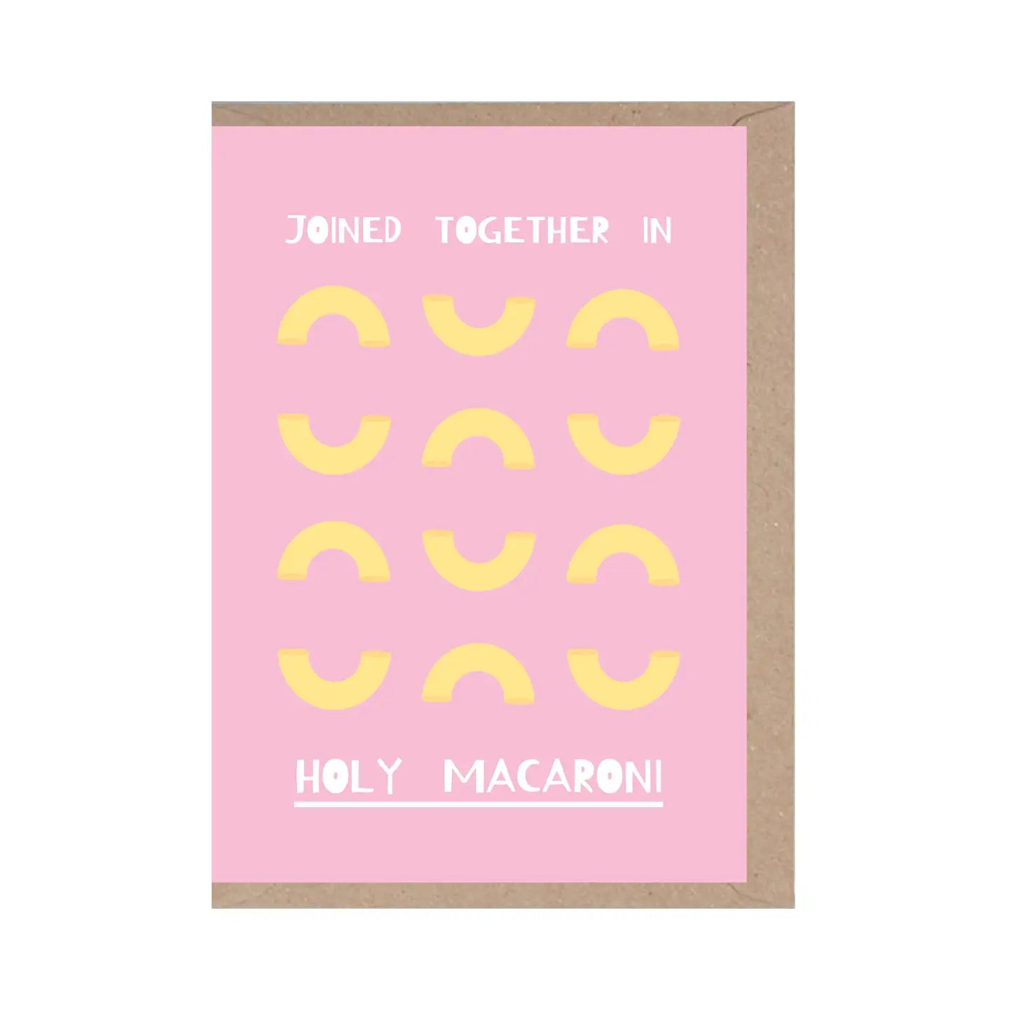 Holy Macaroni | Wedding Card